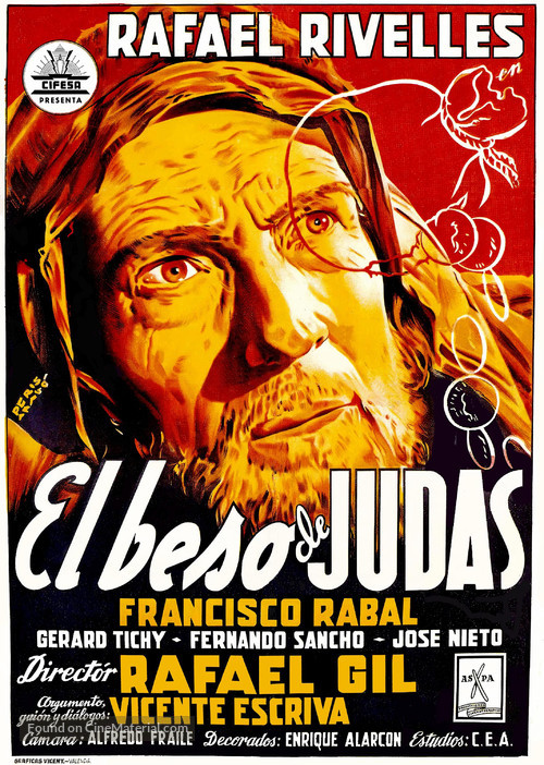 El beso de Judas - Spanish Movie Poster