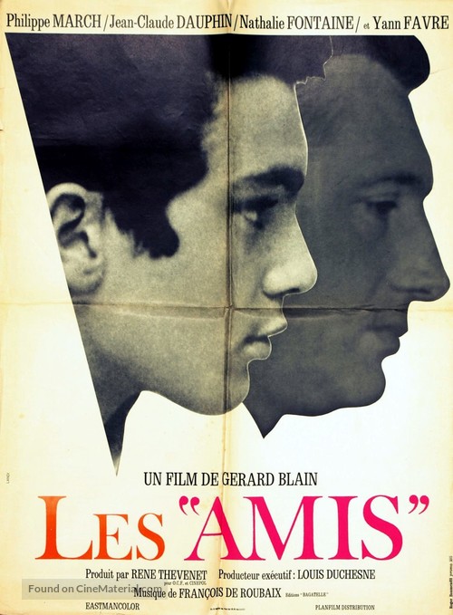 Les amis - French Movie Poster