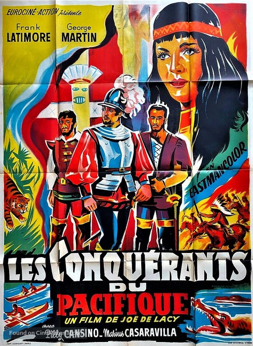 Los conquistadores del Pac&iacute;fico - French Movie Poster