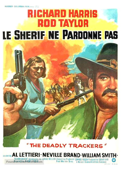 The Deadly Trackers - Belgian Movie Poster