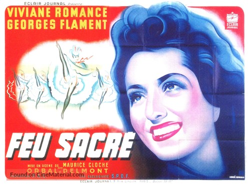 Feu sacr&egrave; - French Movie Poster