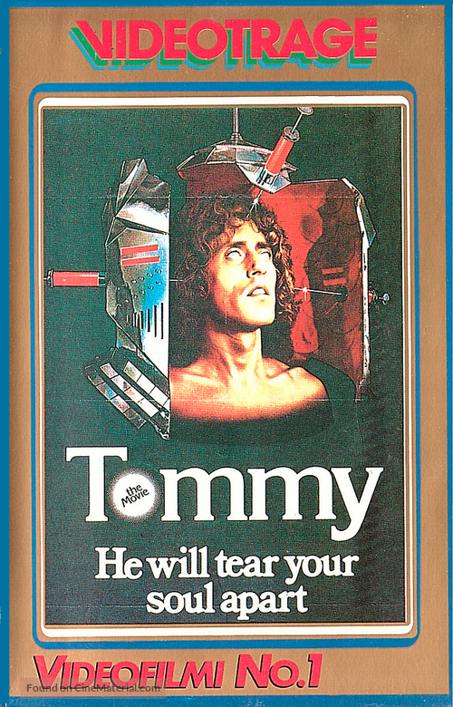 Tommy - Finnish VHS movie cover