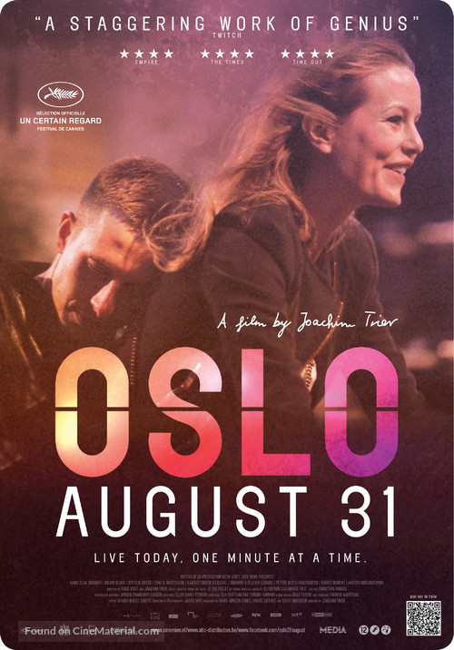 Oslo, 31. august - Dutch Movie Poster