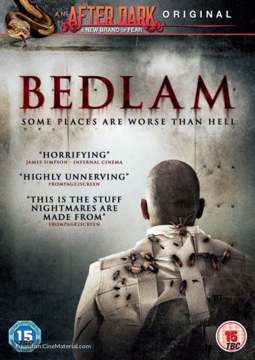 Bedlam - British DVD movie cover