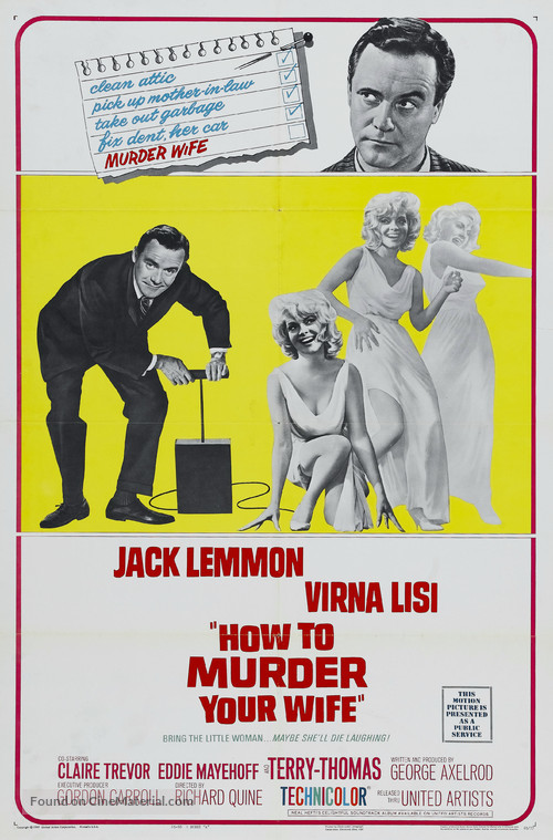 How to Murder Your Wife - Movie Poster