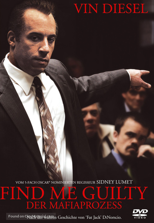 Find Me Guilty - German DVD movie cover