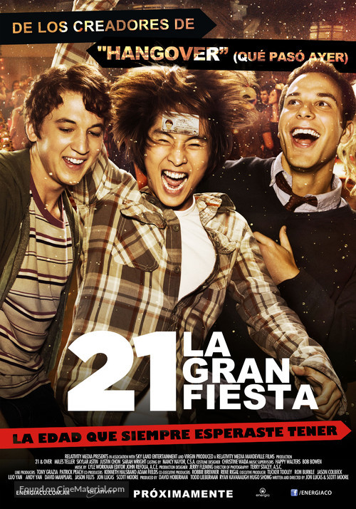 21 and Over - Argentinian Movie Poster