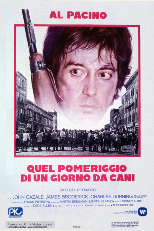 Dog Day Afternoon - Italian Movie Poster