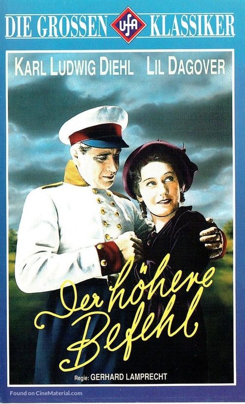 Der h&ouml;here Befehl - German VHS movie cover