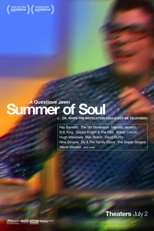 Summer of Soul (...Or, When the Revolution Could Not Be Televised) - Movie Poster