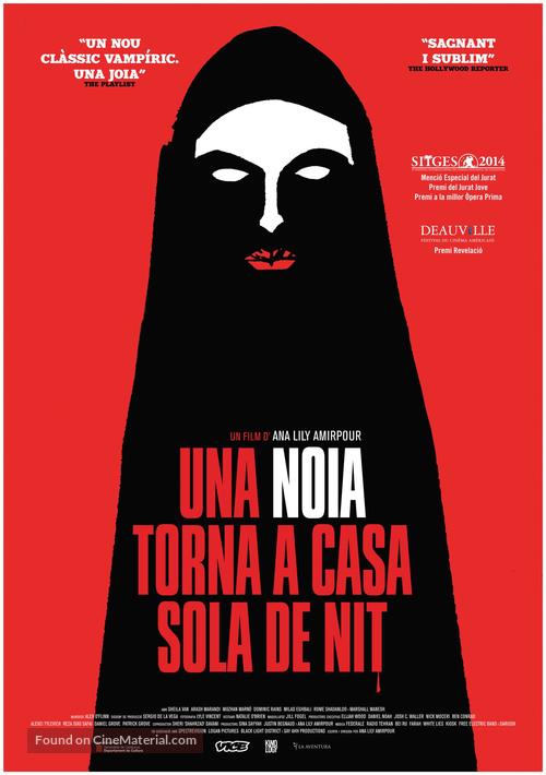 A Girl Walks Home Alone at Night - Andorran Movie Poster