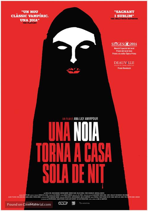 A Girl Walks Home Alone at Night - Andorran Movie Poster