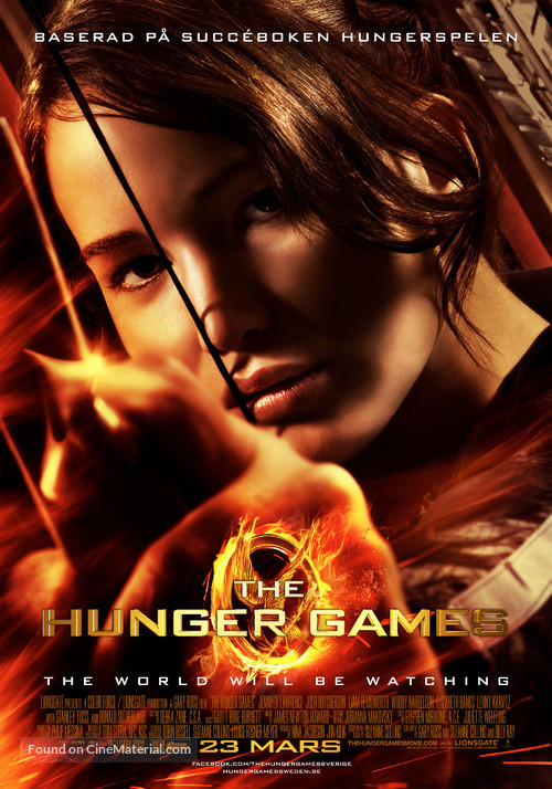 The Hunger Games - Swedish Movie Poster