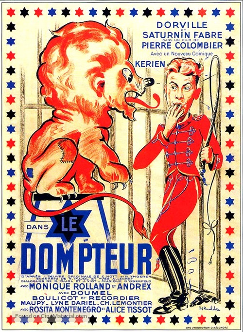 Le dompteur - French Movie Poster