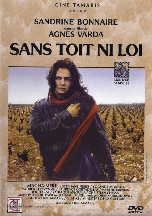 Sans toit ni loi - French DVD movie cover