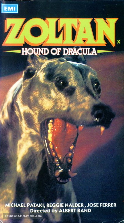 Dracula&#039;s Dog - Danish VHS movie cover