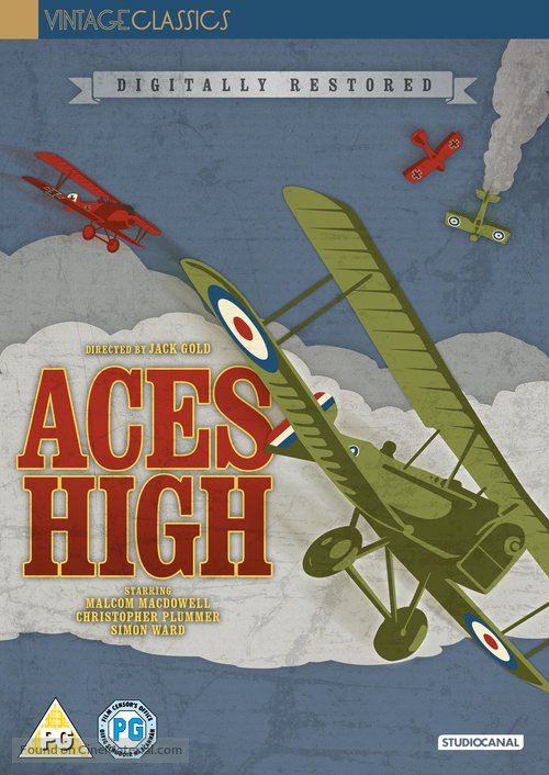 Aces High - British DVD movie cover