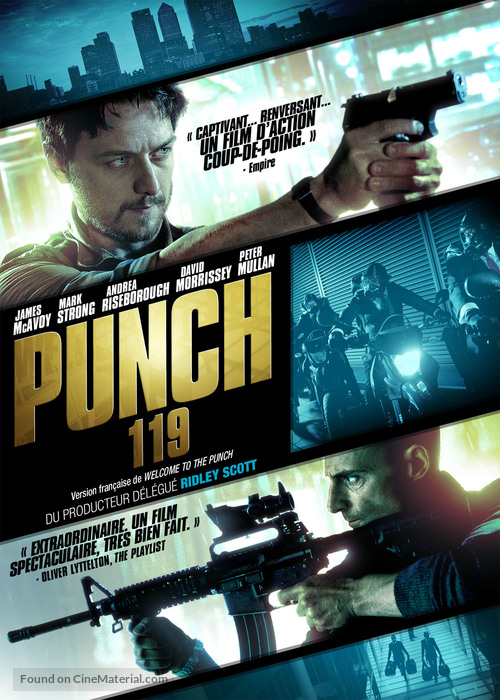 Welcome to the Punch - Canadian DVD movie cover