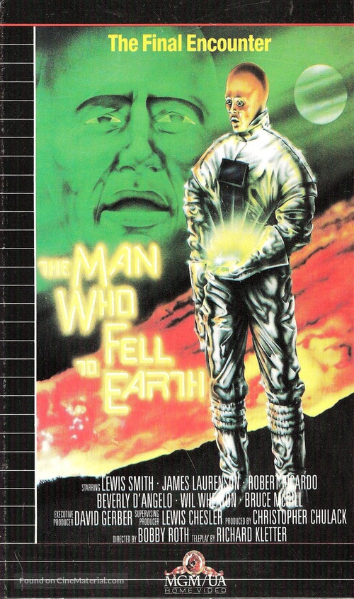 The Man Who Fell to Earth - VHS movie cover