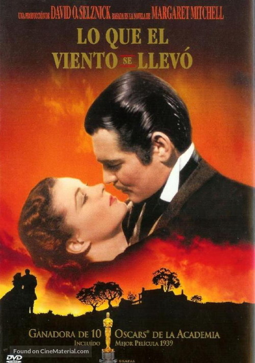 Gone with the Wind - Spanish Movie Cover