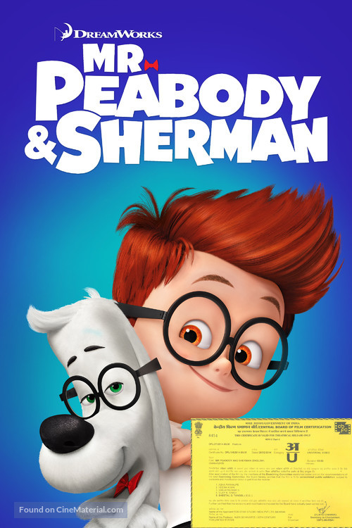 Mr. Peabody &amp; Sherman - Indian Movie Cover