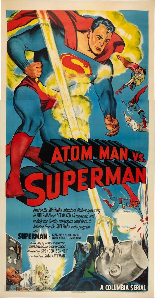 Atom Man Vs. Superman - Movie Poster