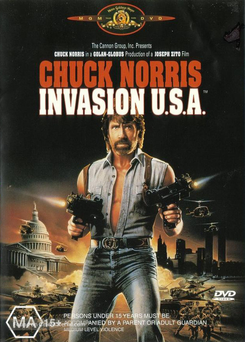 Invasion U.S.A. - Australian DVD movie cover