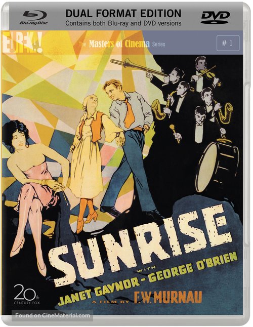 Sunrise: A Song of Two Humans - British Blu-Ray movie cover