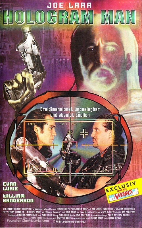 Hologram Man - German VHS movie cover