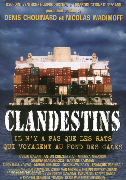 Clandestins - French Movie Poster