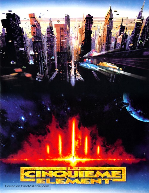The Fifth Element - French DVD movie cover