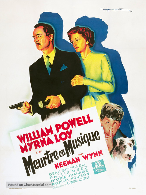 Song of the Thin Man - French Movie Poster