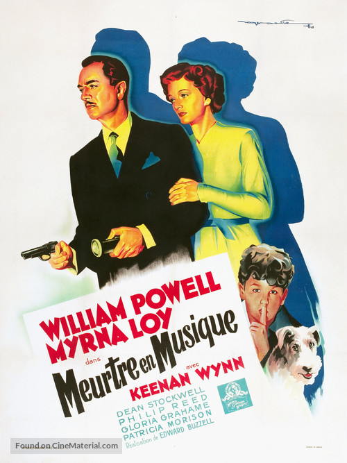 Song of the Thin Man - French Movie Poster