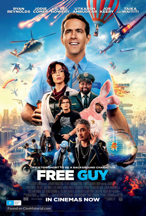 Free Guy - Australian Movie Poster