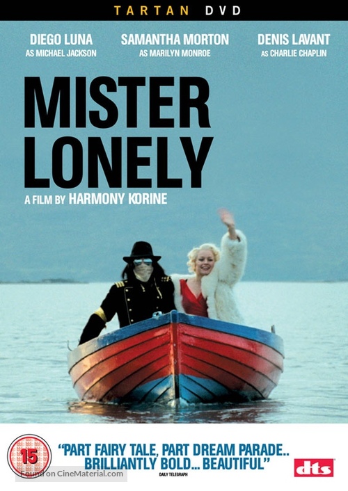 Mister Lonely - British DVD movie cover