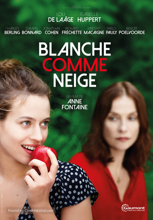 Blanche comme neige - French DVD movie cover