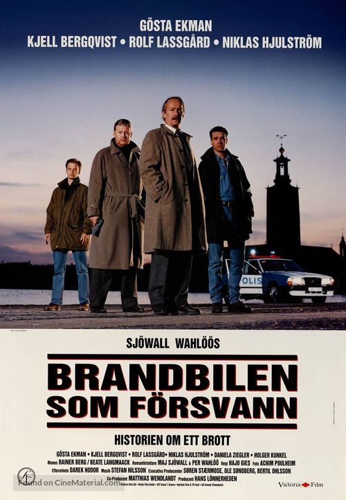 Brandbilen som f&ouml;rsvann - Swedish Movie Poster