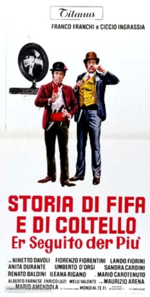 Storia di fifa e di coltello - Er seguito d&#039;er pi&ugrave; - Italian Movie Poster