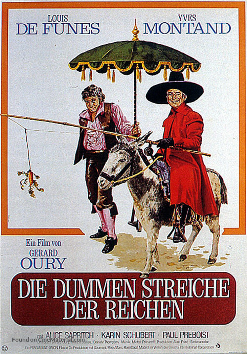 La folie des grandeurs - German Movie Poster