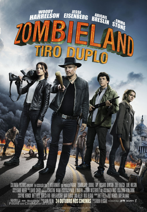 Zombieland: Double Tap - Portuguese Movie Poster