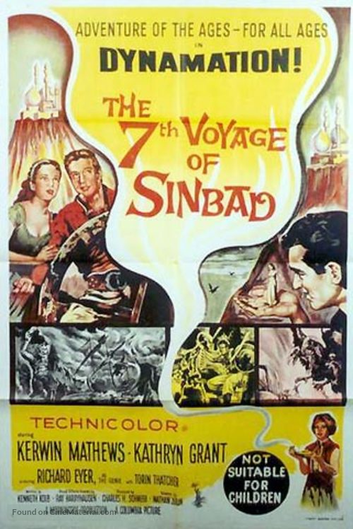 The 7th Voyage of Sinbad - Australian Movie Poster