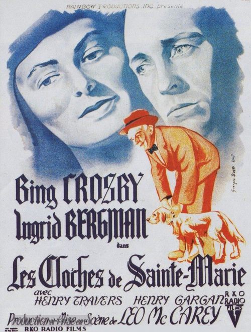 The Bells of St. Mary&#039;s - French Movie Poster