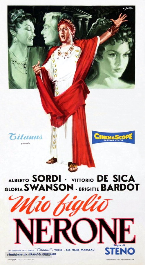 Mio figlio Nerone - Italian Theatrical movie poster