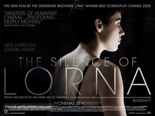 Le silence de Lorna - British Movie Poster