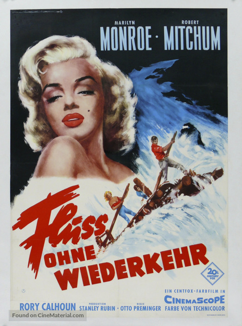 River of No Return - German Movie Poster