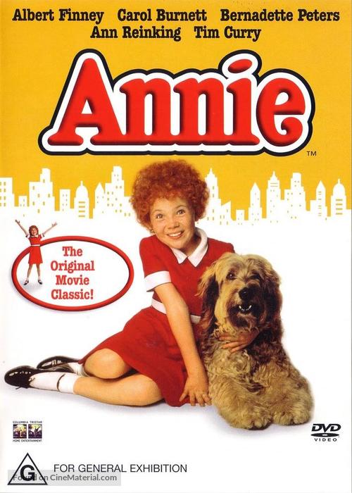 Annie - Australian DVD movie cover