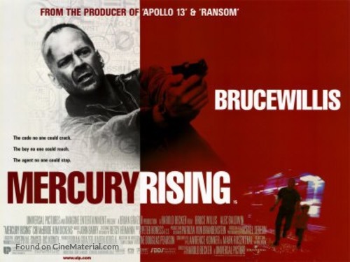 Mercury Rising - Movie Poster