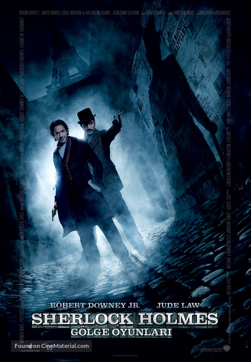 Sherlock Holmes: A Game of Shadows - Turkish Movie Poster