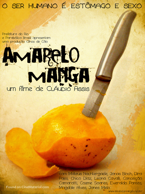 Amarelo manga - Brazilian Movie Poster