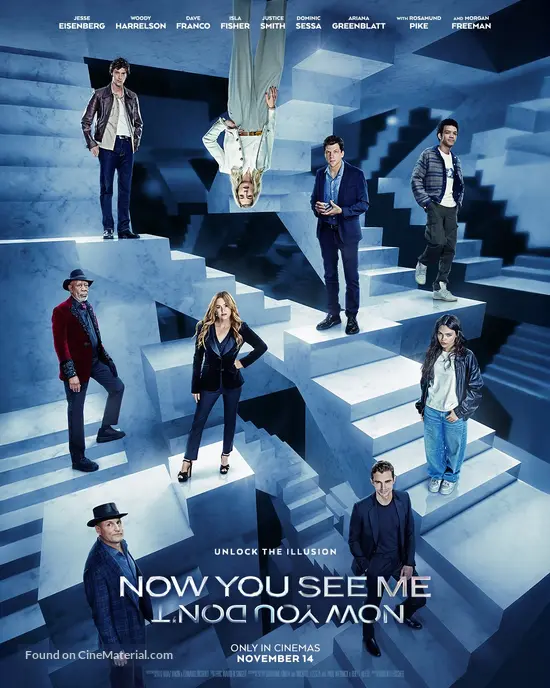 Now You See Me: Now You Don&#039;t - British Movie Poster